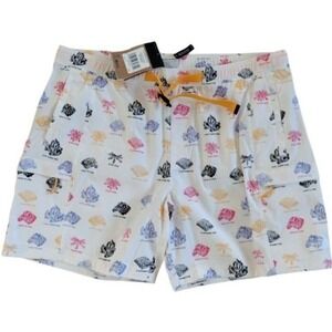 The North Face Shorts Men's XXL Multicolor Camp Fire AOP Board Shorts Drawstring